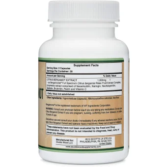 citrus bergamot extract (doublewood supplement)