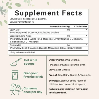 superior eaa with electrolytes, 2 pounds