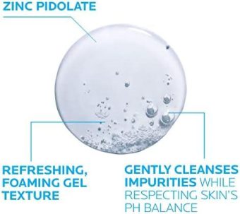 la roche posay effaclar purifying foaming gel for oily sensitive skin for unisex 13.5 oz ge