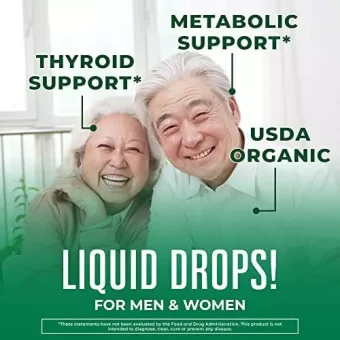 vegan iodine drops by maryruth nascent liquid iodine supplement drops solution pure, clear iodine promotes optimal thyroid health hormone and weight support 450 servings