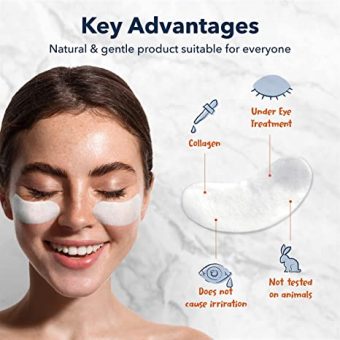 purederm collagen under eye mask (60 sheets)