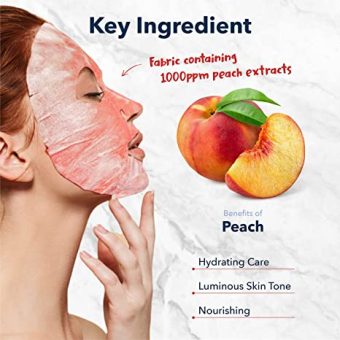 deep purifying pink o2 bubble mask (5pack) korean beauty bubble mask cleansing foam cleanser purifying mask peach nourishing for acne detox and pores