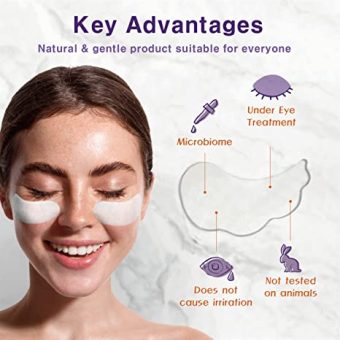 purederm biome energizing under eye mask 120pcs