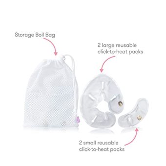 frida mom instant heat reusable breast warmers