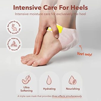 purederm instant softening heel mask (1 pair)