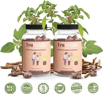 truheight gummies height growth maximizer height increase, ages 5z