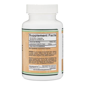 double wood supplements lumbrokinase enzymes 120 capsules (max activity 10,000 fu/gram) 150mg per serving (no fillers) for cardiovascular and blood circulation support