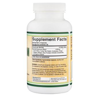 mushroom max double wood supplements