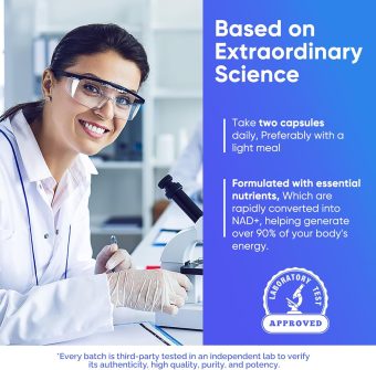 nad+ 1000mg resveratrol supplement | cellular energy, dna repair & vitality support | 120 vegan capsules