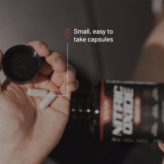 snap supplements nitric oxide supplement pre workout with l arginine, l citrulline, taurine for muscle building, strength & endurance, amino energy, 60 capsules