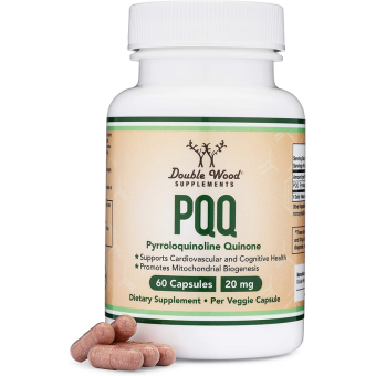 doublewood pqq supplement – mitochondrial, brain & heart health support – 40mg capsules