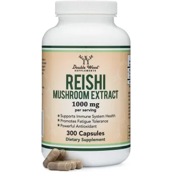 reishi mushroom capsules (4:1 ganoderma extract, 1,000mg