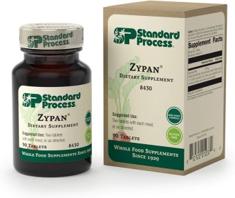 standard process zypan digestive health supplement – supports macronutrient digestion with hcl, pepsin & pancreatin – 90 tablets