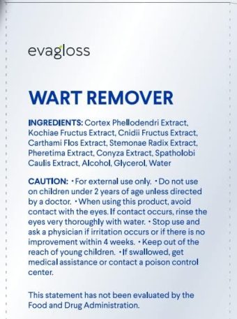 evagloss advanced liquid gel formula maximum strength painlessly natural wart remover for common