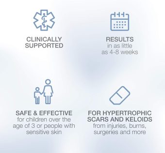 scaraway professional grade silicone scar treatment sheets 1.5 x 3 8 count