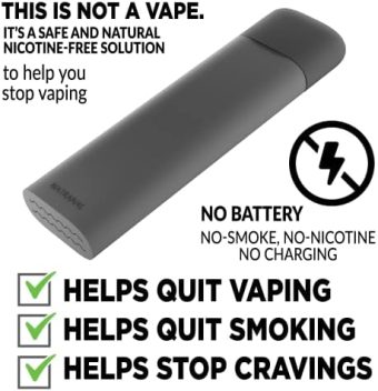 quit smoking and quit puffer for oral fixation relief soft tip behavioral aid support