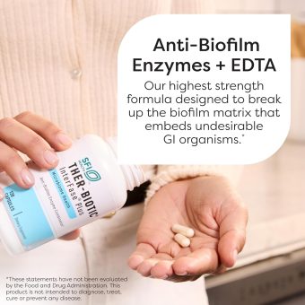 klaire labs interfase plus – enzyme blend with edta – gut & detox support – 60 capsules