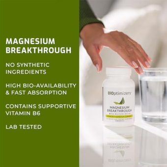 magnesium breakthrough supplement 4.0 has 7 forms of magnesium glycinate, malate, citrate, and more natural sleep and brain supplement 30 capsules : health & household