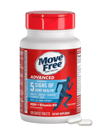 advanced glucosamine chondroitin msm + vitamin d3 joint support supplement