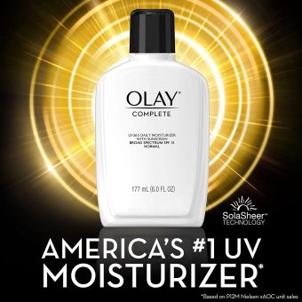 olay complete lotion all day moisturizer with spf 15 for normal skin, 6.0 fl oz