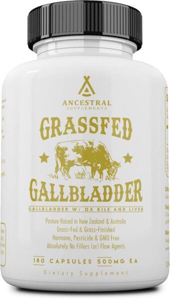 ancestral supplements gallbladder support – 180 capsules