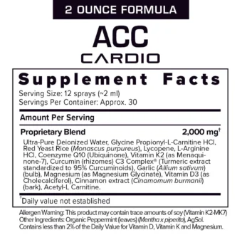 results rna acc cardio extra strength spray – 4 fl oz