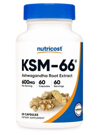 ksm 66 ashwagandha root extract 60 veggie caps