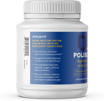 detoxify polisorb digestive tract cleanse – silicon dioxide detox drink for gut health