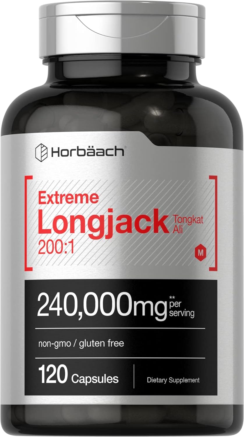horbaach longjack tongkat ali 1600 mg | 120 capsules | longifolia root extract powder (copy)