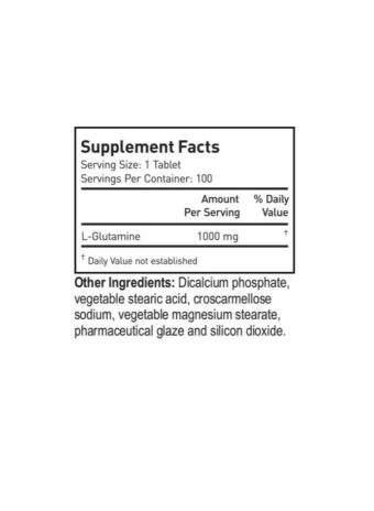 crazy muscle l glutamine capsules 1000mg post workout supplement