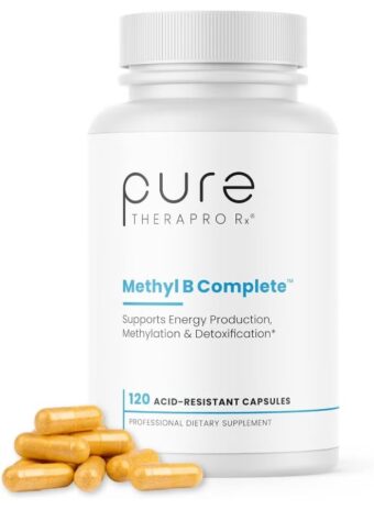 methyl b complete 120 vegetable capsules | optimal methylation support supplement