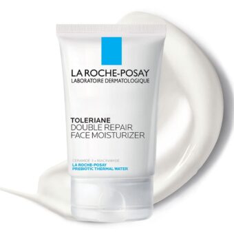 la roche posay toleriane double repair face moisturizer, daily moisturizer face cream with ceramide & niacinamide for all skin types, immediate comfort & long lasting hydration, fragrance free
