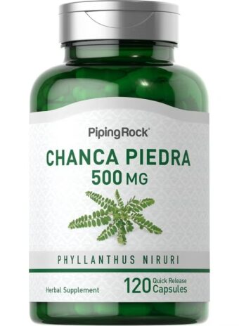 piping rock chanca piedra capsules 500mg | 120 count | herb supplement | non gmo, gluten free