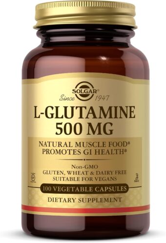solgar l glutamine, 500 mg 100 capsules