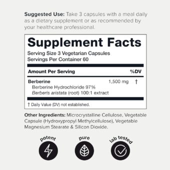 toniiq ultra high strength berberine 1500mg