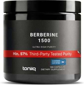 toniiq ultra high strength berberine 1500mg