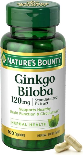 nature's bounty ginkgo biloba ext 120mg cap
