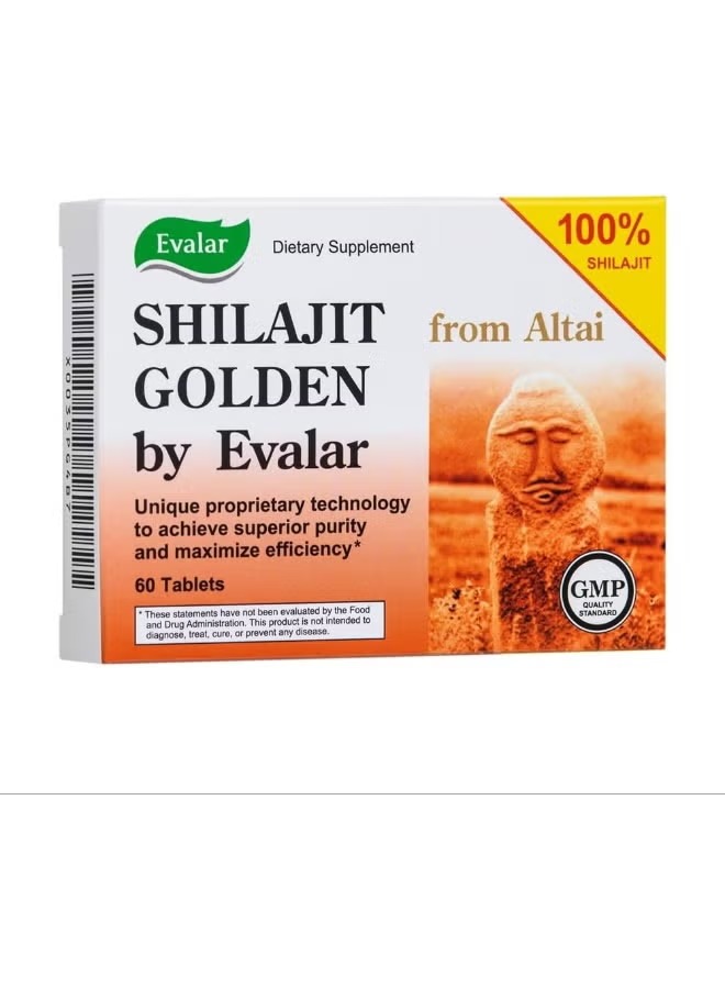 shilajit golden by evalar siberian altai 60 tabs